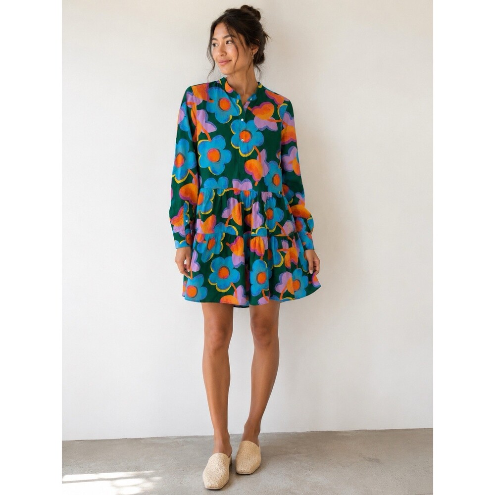 Ann Mashburn Floral Print Mini Dress
